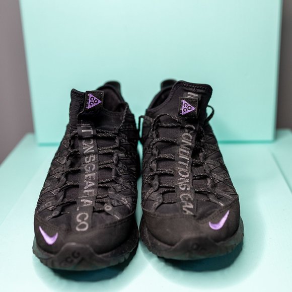Nike ACG React Terra Gobe Black Space Purple M 10 - Picture 4 of 6